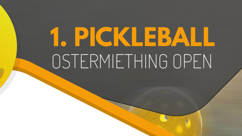 1. Pickleball Ostermiething Open: Be Part Of A Pickleball-Packed Weekend